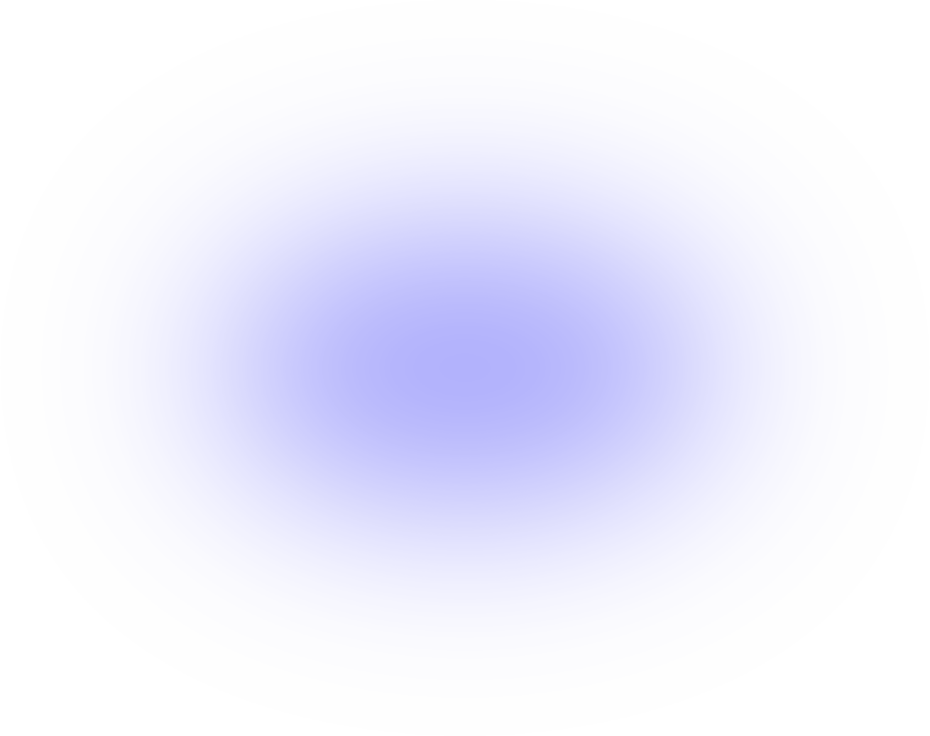 A soft, circular gradient with a light blue center that gradually fades to white toward the edges, creating a gentle, blurred effect.